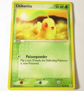 Tarjeta Pokémon Leyendas Ocultas Chikorita 55/101 EX - Imagen 1 de 1