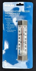 Ecolab Refrigerator/Freezer Thermometer Accurate  - Picture 1 of 2