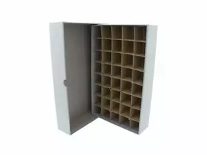 Guardhouse Coin Tube Storage Box, Heavy Duty - Small Dollar/Gray-Holds 40 Tubes - Picture 1 of 5