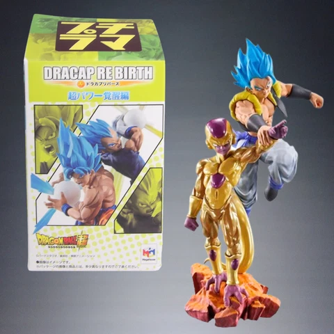 MEGAHOUSE DRAGON BALL Z DRACAP RE BIRTH SUPER SAIYAN+BLUE GOD GOGETA FRIEZA FIGS Cover