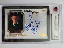 Michael Madsen 2020 James Bond Star Signings Auto Card KSA Graded 9!!!