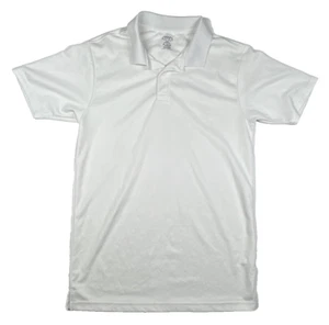 Chaps Boy's White Polo Shirt Size XL (18-20)School Approved Easy Care - Picture 1 of 5
