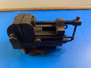 Vintage Craftsman 5025 2 1/2" Kippmaschine Bohrer Presse Schraubstock mit drehbarer Basis - Bild 1 von 5