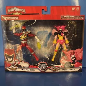Power Rangers The Mega Collection Dino Super Charge Red Ranger e Poisandra - Foto 1 di 2