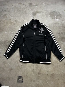 Sports Club Corinthians Paulista Football Track Jacket Mens Medium Striped Zipup - Picture 1 of 7