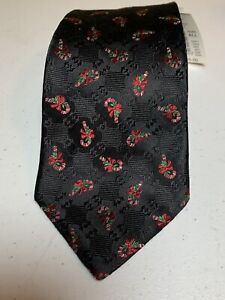 Tie Tales Necktie Holiday Candy Canes  100% Imported Silk NWT