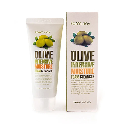 [FARM STAY] Olive Intensive Moisture Foam Cleanser - 100ml / Free Gift - Image 1 of 1