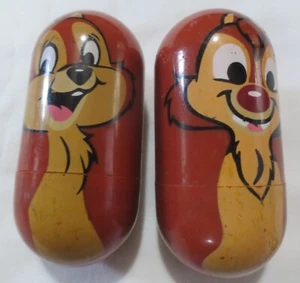 Disney's 2005-6 Kellogg's Promo Weeble Wobblers Chip & Dale - Picture 1 of 4
