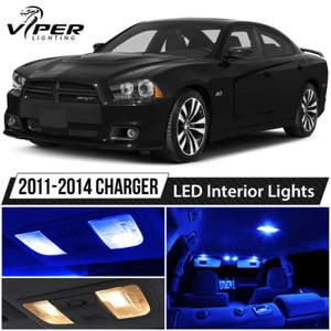 Kit de equipamiento de luces interiores LED azules Dodge Charger 2011-2014 - Imagen 1 de 7