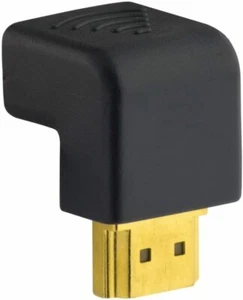 HDMI Male to HDMI Female Right-Angle Up Adapter - Picture 1 of 1