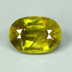 3.20 Cts_Great Sparkling_100 % Natural Unheated Yellowish Green Sphene