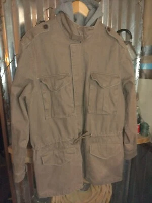 ROUNDTREE & YORKE Jacket 3 in 1 Men's Large Canvas with removable vest lining  - Image 1 of 4