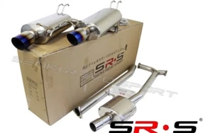 SRS TYPE-RE CATBACK EXHAUST SYSTEM 2004 - 2008 ACURA TSX DUAL TIP 04 05 06 BURN - Picture 1 of 12