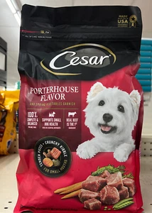 CESAR Small Breed Dry Dog Food Porterhouse Flavor and Spring Vegetables 5.0LB - Picture 1 of 1