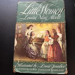 Louisa May Alcott Little Women HC DC 1947 Louis Jambor color illustrated book - Picture 1 of 10