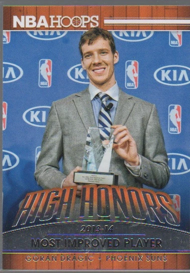 GORAN DRAGIC   2014-15 HOOPS HIGH HONORS CARD #6 - Image 1 of 1