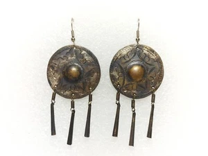 Pendientes Tibetanos Vintage Mezcla Metal Tallado Borla Cuelga Estilo Étnico Boho Ganchos - Imagen 1 de 22