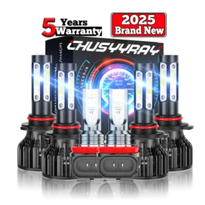 FOR Mitsubishi Outlander 2007-2013 6x LED Hi/Lo Headlight Lamp+Fog Light Bulbs - Picture 1 of 21