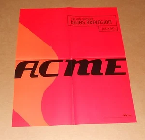 The Jon Spencer Blues Explosion Acme Poster Original 1998 Promo 23x19 - Imagen 1 de 2