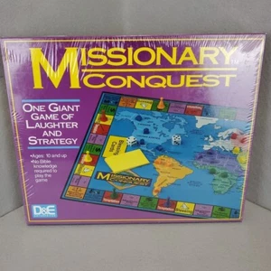 Vintage and Rare D&E Missionary Conquest Board Game NEW SEALED - Picture 1 of 4