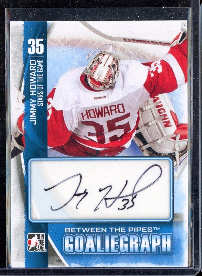 2013-14 Between The Pipes Autographs #AJH Jimmy Howard - Image 1 of 1