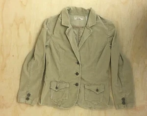 Levi's Tan Corduroy Jacket Women's Size Large 3 Button Blazer - Picture 1 of 5