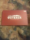 Outback Steakhouse * Used Collectible Gift Card No Value * SV1608313