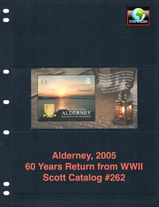 $6.50 Scott Value  - 2005 ALDERNEY GB UK Sunset s/s Channel CV MNH NH UMM - Picture 1 of 4