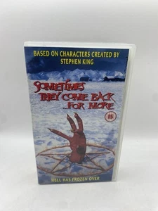 VHS Video Sometimes They Come Back For More Video PAL - Picture 1 of 7