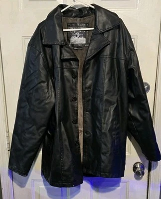 Withering Smith размер 2XL мужской искусственной кожи изолированный пальто - Изображение 1 из 4