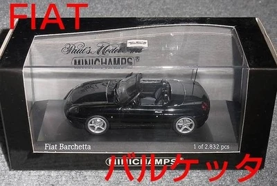 1 43 Fiat Barchetta Black Cabriolet FIAT - Image 1 of 2