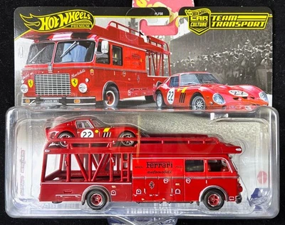 Hot Wheels Ferrari Team Transport 250GTO Fiat 642 Bartoletti Hauler Super Detail - Image 1 of 4