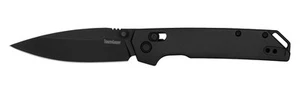 Kershaw 2038BLK Iridium Pocket Knife, 3.4" Plain Spear Point Blade, Black Handle - Picture 1 of 3