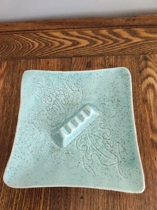 Vintage 1960 Mid Century Modern CALIFORNIA ORIGINAL Türkis Aschenbecher - Bild 1 von 3