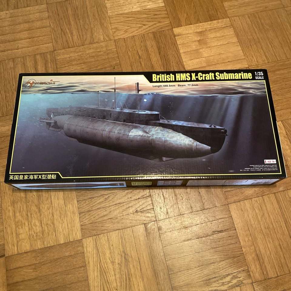 Merit 1:350 #63504 British HMS X-Craft Submarine - Bild 1 von 1