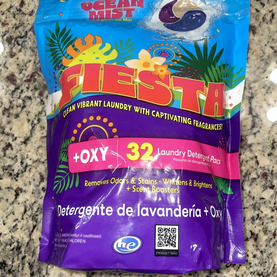 Cápsulas de lavandería Fiesta 32 unidades + heladas Foto 1 de 2