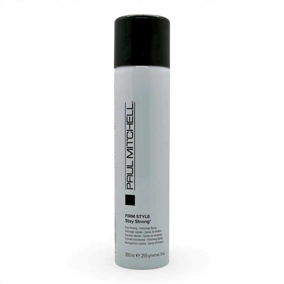 Spray de acabado Paul Mitchell Stay Strong estilo firme 9 oz sujeción de secado rápido Foto 1 de 3