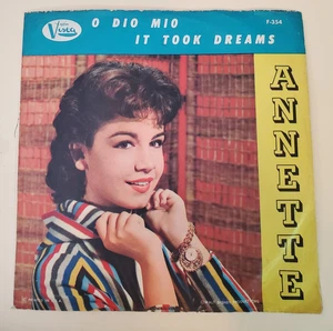 Annette O DIO MIO / IT TOOK DREAMS (ROCK 45/PS) #354 PLAYS VG++ NO NOISE! - Picture 1 of 6