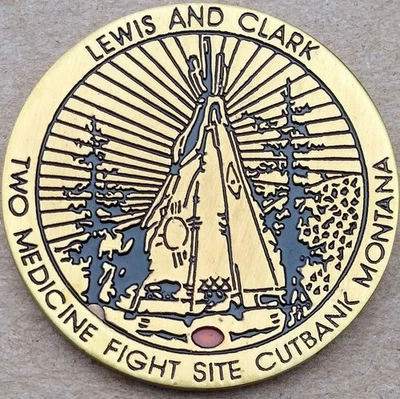 Lewis and Clark Expedition Benchmark Geocoin - Activated & Adoptable - TB2FKCF - Image 1 of 2