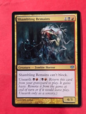 2009 Magic The Gathering Conflux #124 Shambling Remains, UC, NF, cd2 - Image 1 of 3