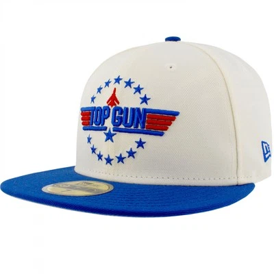 Top Gun Stars & Stripes Logo New Era 59Fifty Fitted Hat Beige - Image 1 of 4