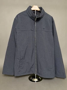 Dockers Jacket Mens 2XL Polyester Full Zip Long Sleeve Bomber Blue - Picture 1 of 18
