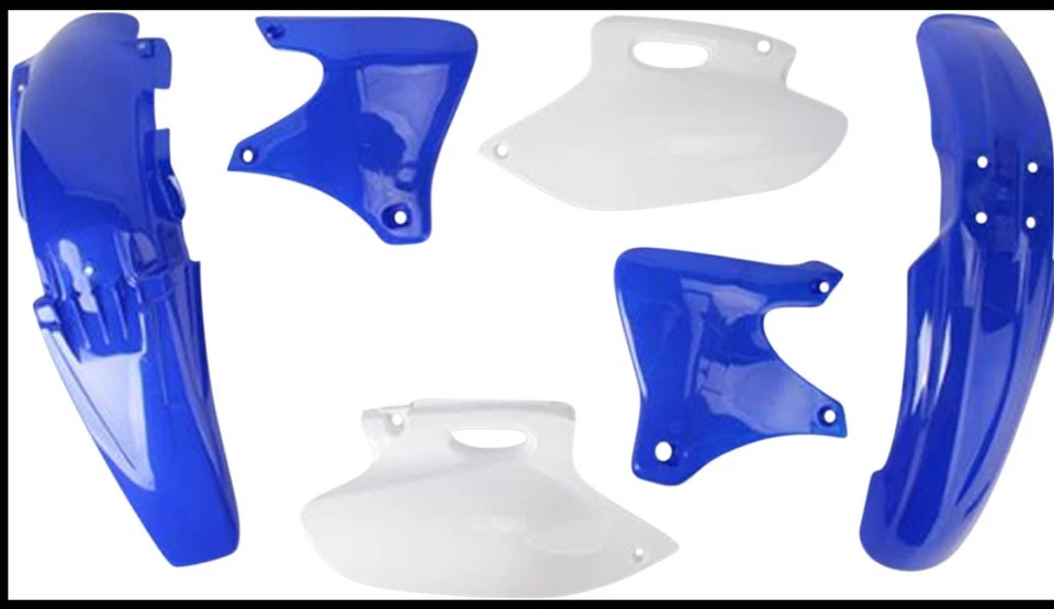 Acerbis Plastics 2002 синие/белые крылья, радиаторы/боковые крышки YZ250/426F 2041280243 - Изображение 1 из 1