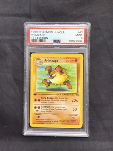Pokemon Cards: Jungle 1st Edition Uncommon: Primeape 43/64 PSA 9 - Picture 1 of 6