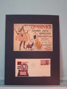 Joseph Pultizer starts Yellow Journalism - The Yellow Kid & First Day Cover - Picture 1 of 2