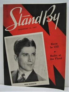 1937 Stand By Magazine Herb Morrison Cover WLS Radio Prairie Farmer Chicago - Bild 1 von 2