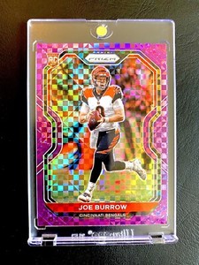 2020 Panini Prizm Joe Burrow RC PURPLE POWER /49 Card #307