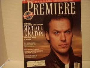 1989 Juli PREMIERE Filmmagazin mit Michael Keaton als Batman - Bild 1 von 1