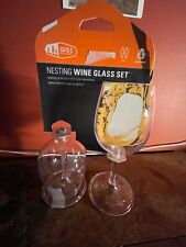 GSI Outdoors Nesting Red Wine Glass Set of Two