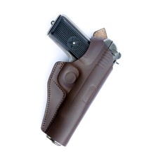 Belt Holster for Tokarev, Zastava M57, Romanian TTC, Norinco M213, brown leather